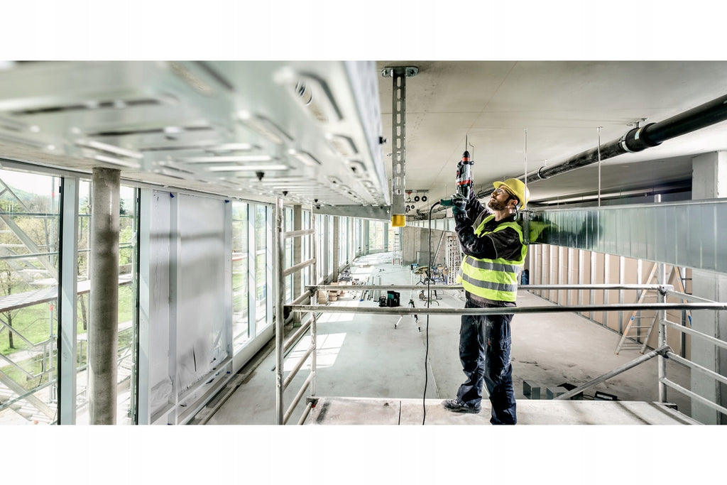Młotowiertarka SDS Plus UHEV 2860-2 Quick 1100 W 230 V 3.4 J z Wymiennym Uchwytem Szybkozaciskowym i Walizką MetaBOX 145 L