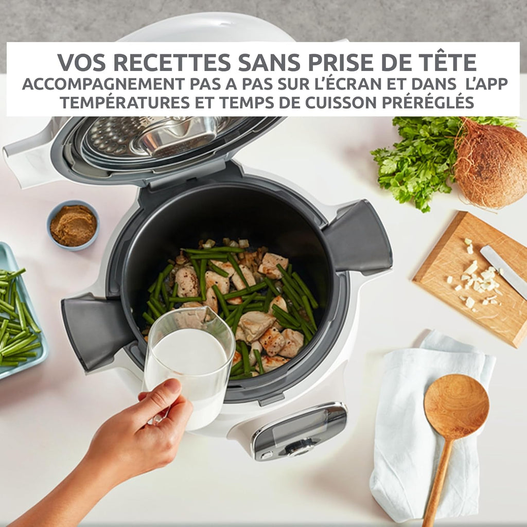 Multicuiseur intelligent Cookeo CE85CA10 6 L 1600 W 150 recettes intégrées 6 modes de cuisson
