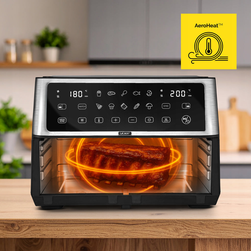 Frytkownica beztłuszczowa 11L 2800W 12 programów 23 elementy cyfrowy panel sterowania duża pojemność