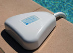Alarme piscine Aqualarm Classic clavier digital NF P90-307-1 détection chute 115 dB batterie alcaline portée 7 m blanc