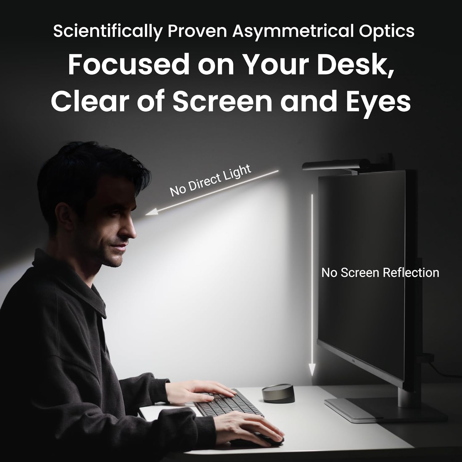 Lampe LED pour écran PC ScreenBar Halo 2 télécommande sans fil 2700K 6500K alimentation USB