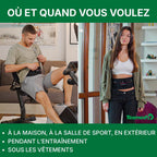 Ceinture abdominale EMS Absolute sans fil rechargeable 15 programmes 99 niveaux abdos centraux latéraux unisexe Made in Italy