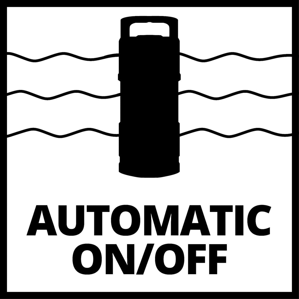 Pompe à eau immergée automatique GE-PP 1100 N-A 1100W débit 6000 l/h hauteur de levage 12 m câble 15 m en acier inoxydable