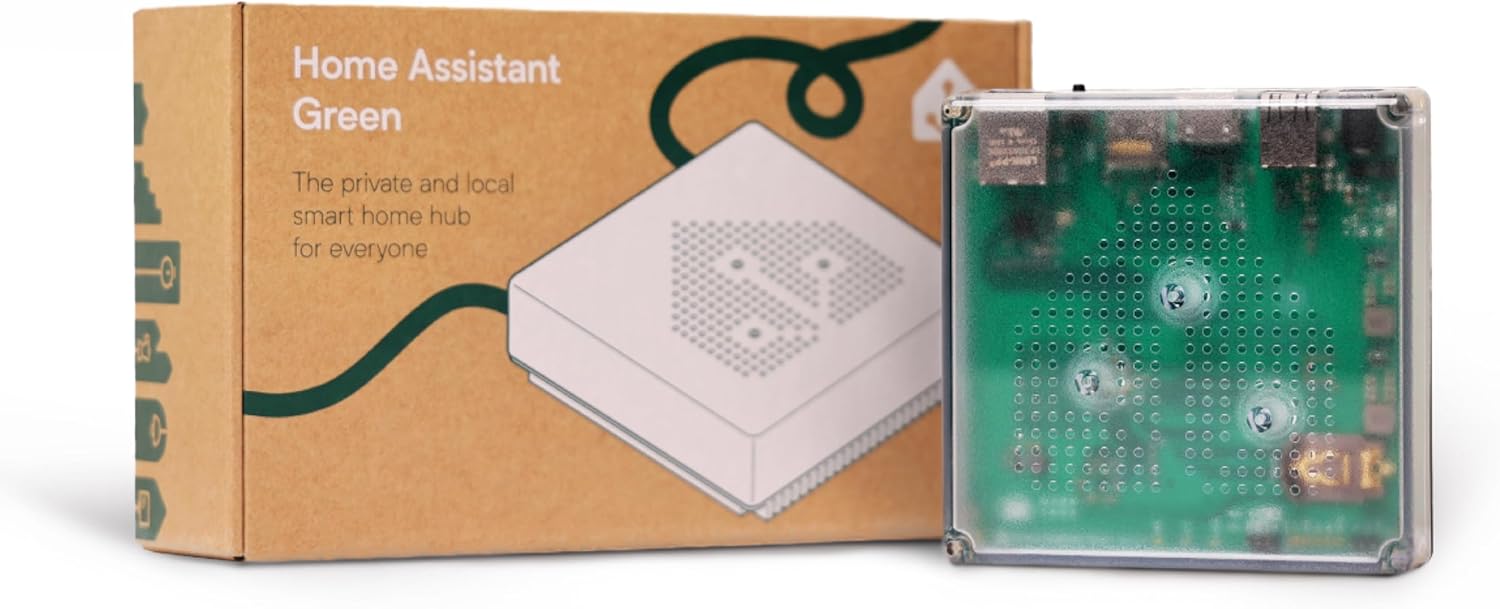 Hub domotique Home Assistant Green Nabu Casa officiel 32 Go Home Assistant OS automatisation locale Ethernet USB