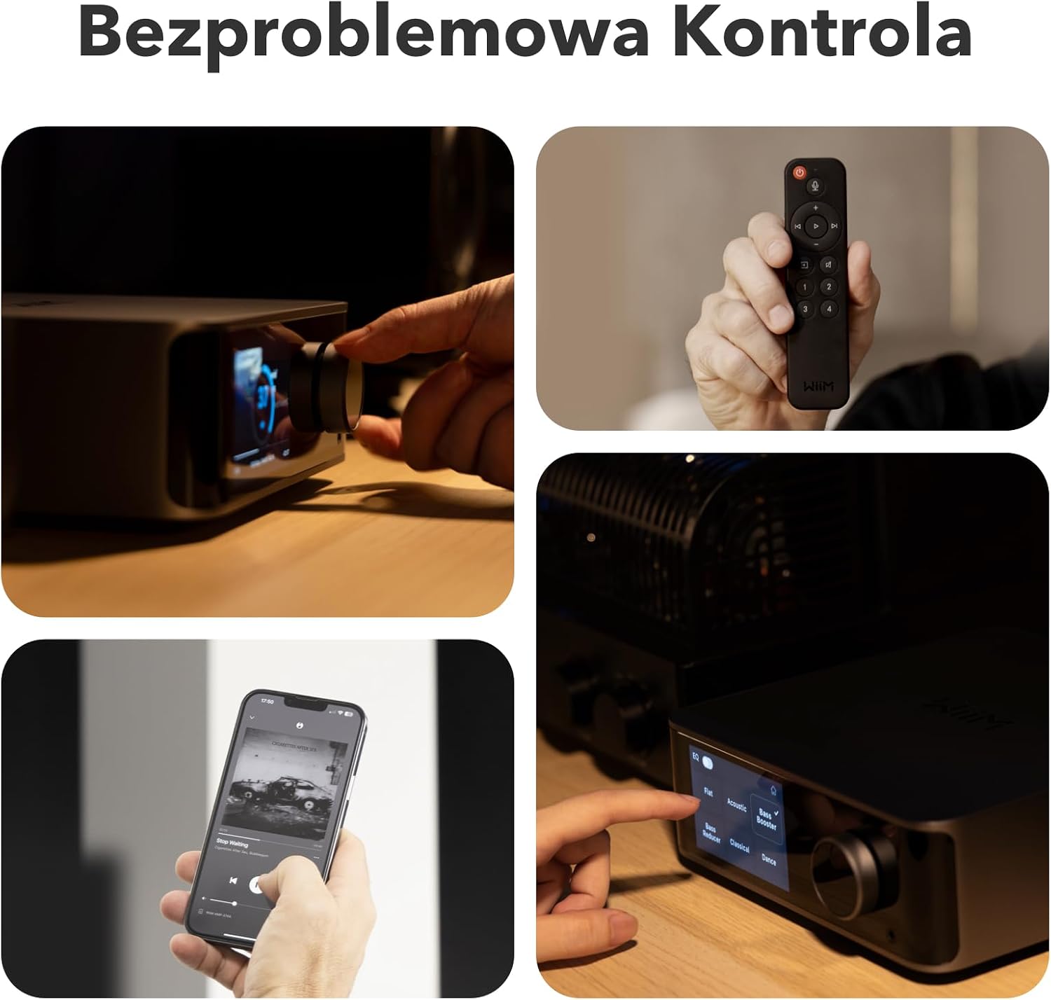 Music Streamer i Cyfrowy Przedwzmacniacz Ultra ASR004 z Ekranem Dotykowym HDMI ARC DAC WiFi Bluetooth