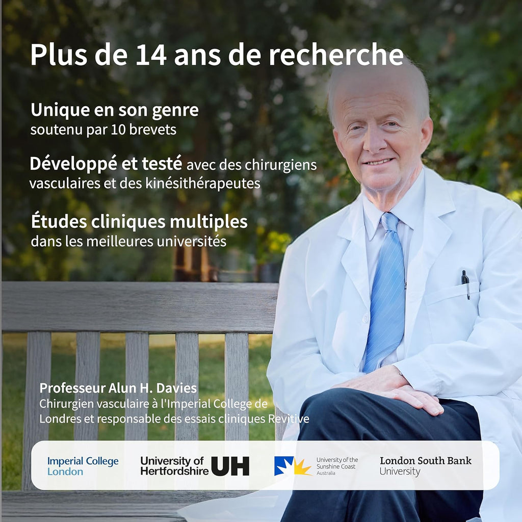 Appareil de stimulation circulation jambes NMES TENS soulagement douleurs jambes pieds chevilles gonflées avec électrodes