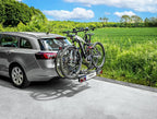Porte-vélo d’attelage 12010LAS Raven pliable pour 2 vélos charge 50 kg prise 13 broches noir