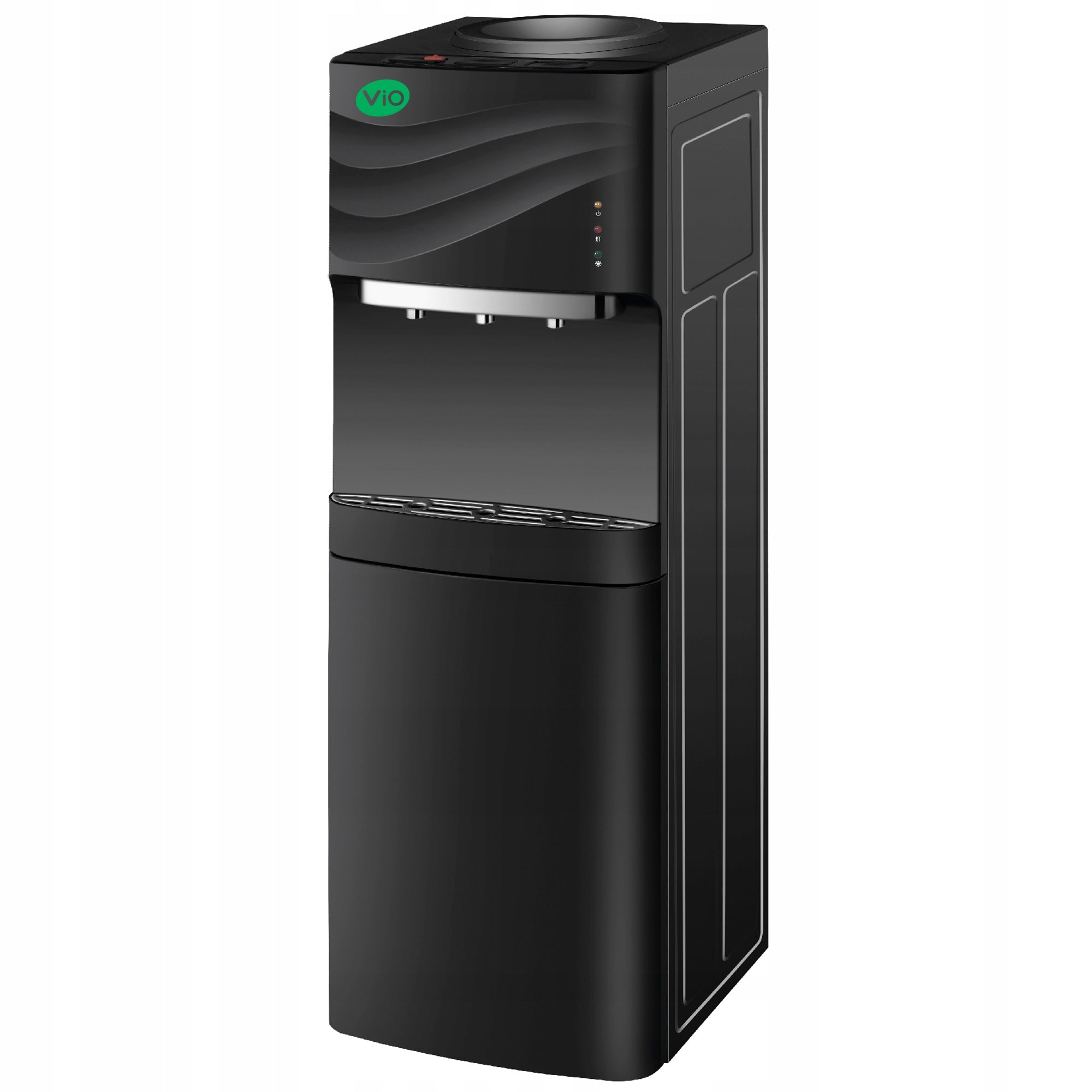 Nowoczesny Dystrybutor Wody X903-FEC w kolorze czarnym z elektronicznym chłodzeniem i szafką