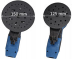 Szlifierka Mimośrodowa Oscylacyjna do Szlifowania 2 Pady 150mm 125mm Regulacja Prędkości 350W DEDRA