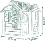 Maison jardinage enfants jardinière treillis mangeoire récupérateur eau matière recyclée dès 2 ans