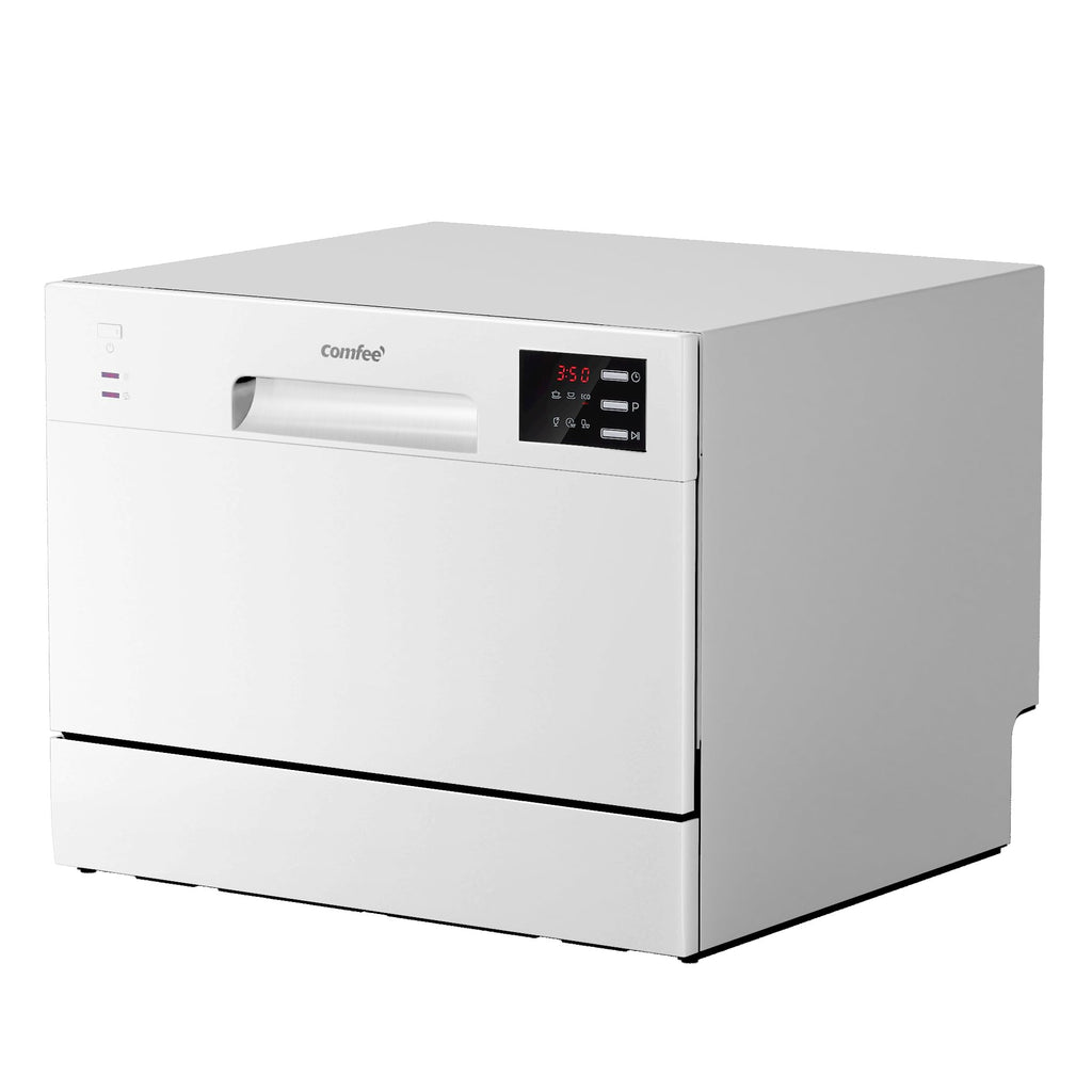 Lave-vaisselle compact TD602E-W 6 couverts 6 programmes écran LED démarrage différé 47 dB consommation eau réduite