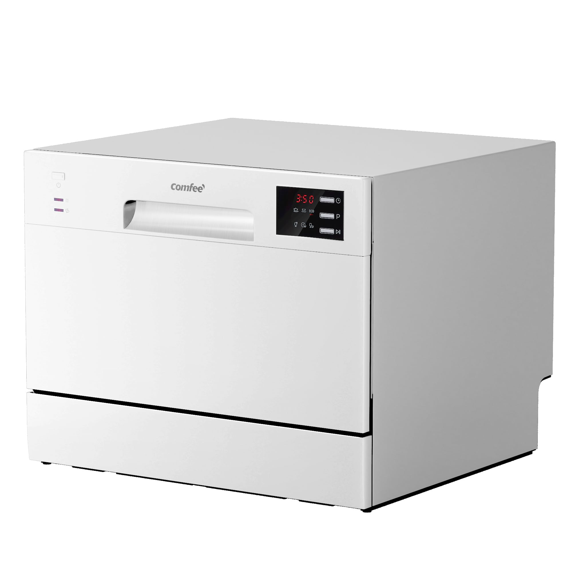 Lave-vaisselle compact TD602E-W 6 couverts 6 programmes écran LED démarrage différé 47 dB consommation eau réduite