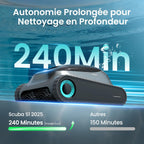 Robot piscine Scuba S1 nettoyage sol parois ligne eau 240 min filtration fine navigation intelligente app