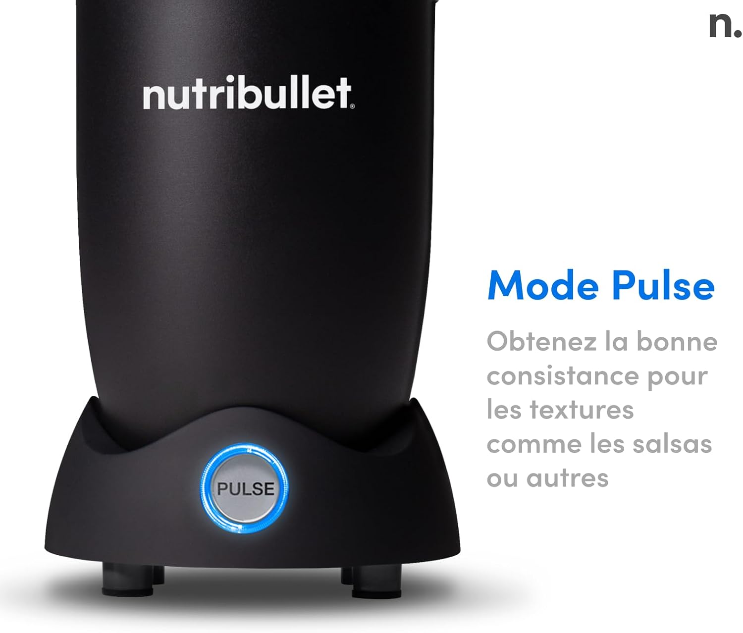 Blender électrique Pro 1200 NB120MB 1200 W multifonction smoothie broyeur verres 700 ml et 900 ml noir
