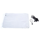 Enclos poulailler 24 m² 8x3x2 m parc grillagé acier galvanisé avec bâche imperméable anti-UV protection animaux extérieurs