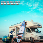 Planche de paddle gonflable 330 x 76 x 15 cm avec siège kayak pagaie double réglable support caméra 3 ailerons charge 150 kg