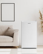 Petit réfrigérateur BR321 91 L avec congélateur 8,5 L thermostat réglable porte réversible blanc