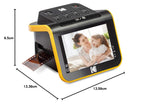 Scanner de négatifs et diapositives Slide N Scan écran LCD 5 pouces 22 MP conversion numérique film 35 mm 110 126 JPEG