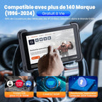 Valise diagnostic auto TK689BT bidirectionnelle écran 8 pouces Android 10 34 réinitialisations CAN FD DoIP Bluetooth