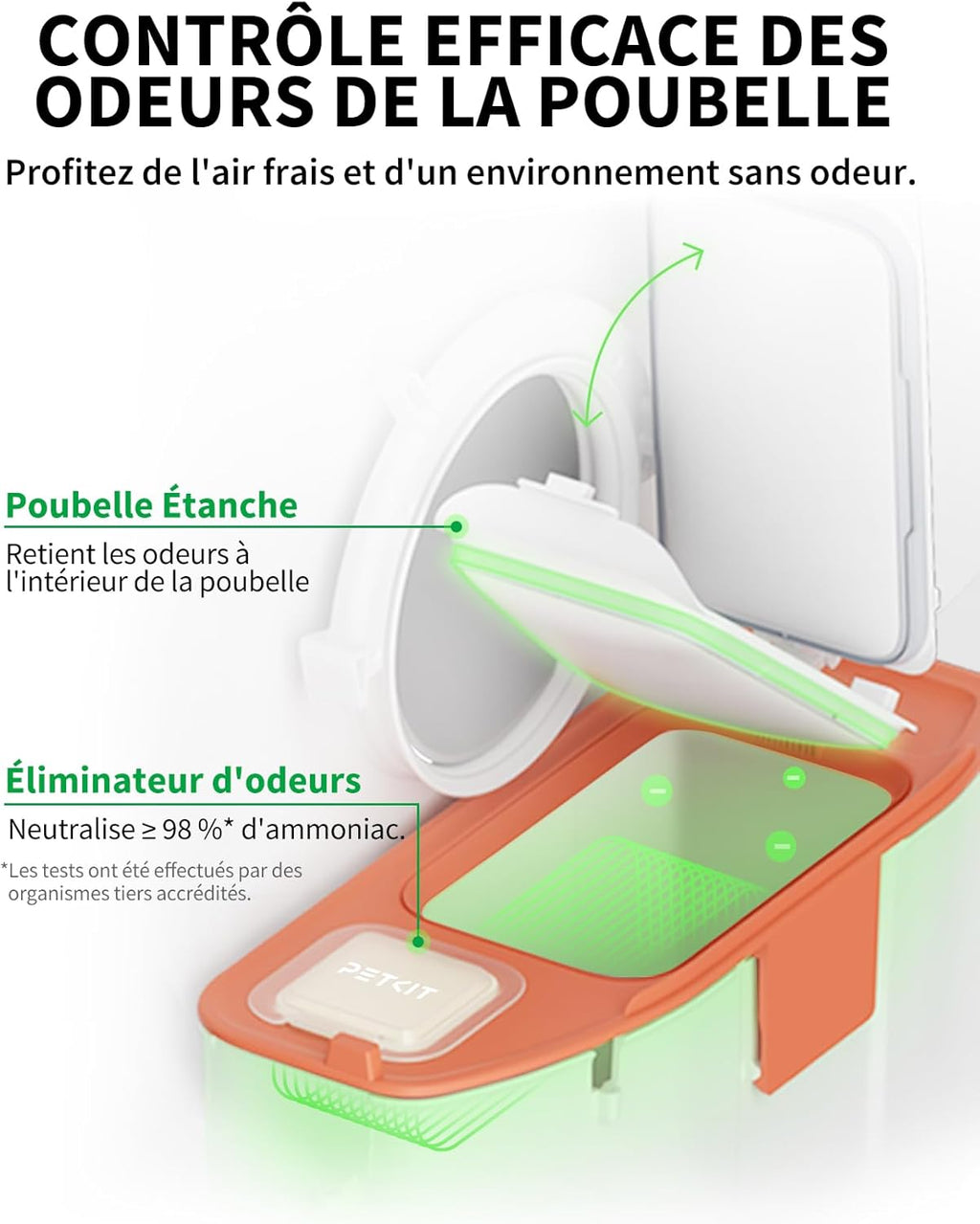 Litière autonettoyante pour chat Pura Max 2 76 L avec contrôle app WiFi 2,4 GHz sécurité XSecure