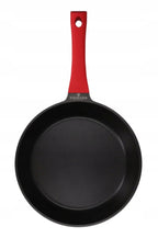 Zestaw Patelni Obsidian 3 Elementy 20 cm 24 cm 28 cm Powłoka Nieprzywierająca Greblon Pełna Indukcja Odlewane Aluminium