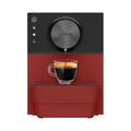 Machine à café superautomatique Cremmaet Cube 1350 W 19 bars moulin intégré 5 moutures réservoir 1,1 L rouge