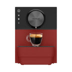 Machine à café superautomatique Cremmaet Cube 1350 W 19 bars moulin intégré 5 moutures réservoir 1,1 L rouge
