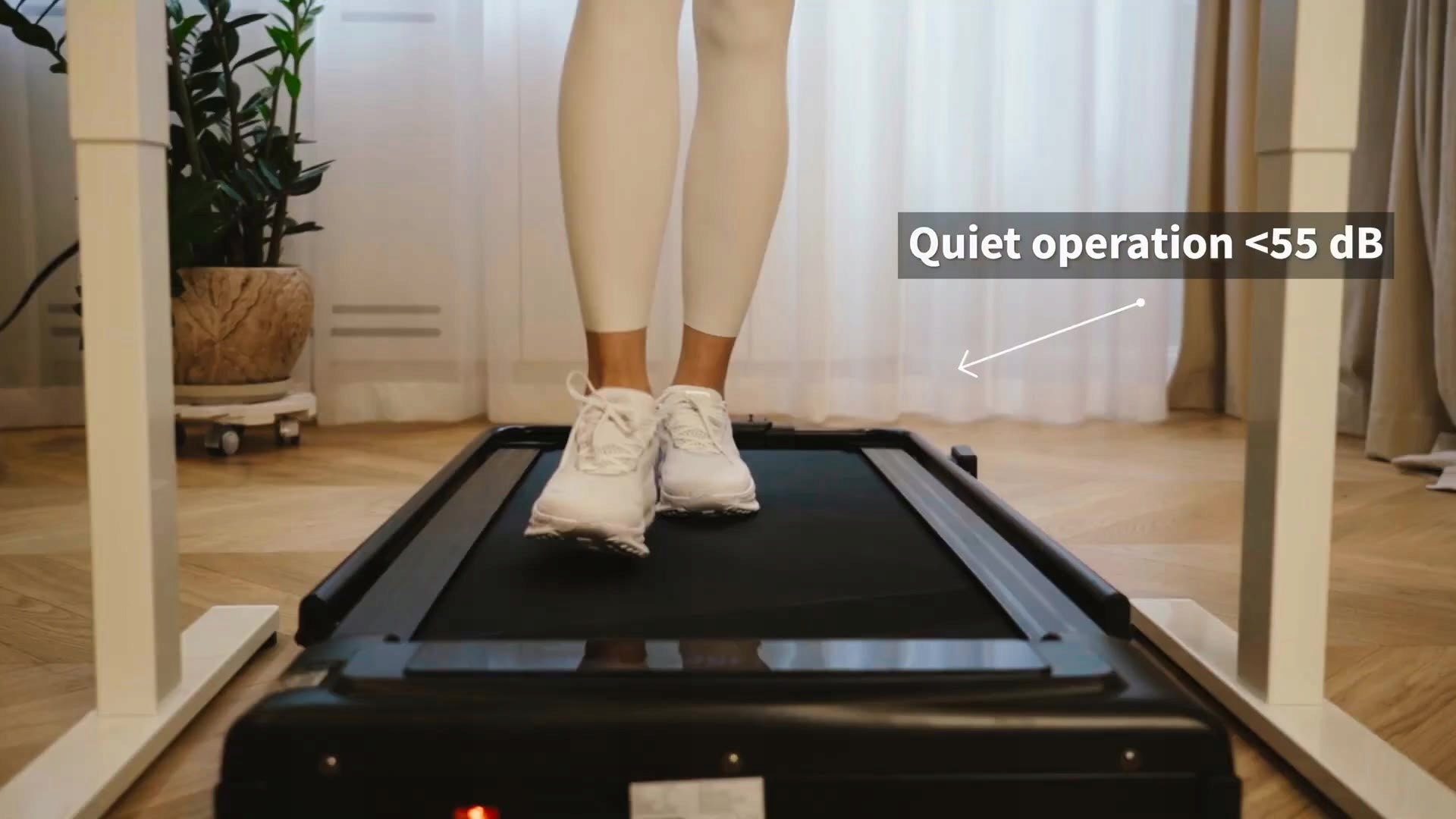Bieżnia Elektryczna Domowa Składana pod łóżko 1-12km/h z cichym silnikiem i oszczędnością miejsca