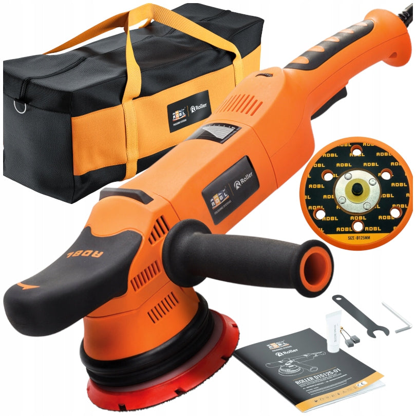 Zestaw Maszyna Polerska Polerka DA Dual Action 15mm D15125 Roller B z Torbą do przechowywania