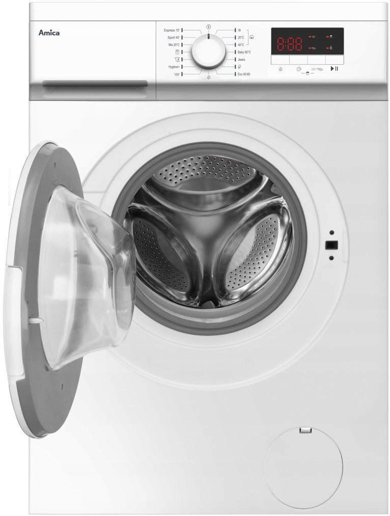 Pralka Automatyczna GWAS 610DL Slim 6 kg 1000 obr./min AutoSensor Ładowana od Frontu Wymienne Łożyska Wyświetlacz LED