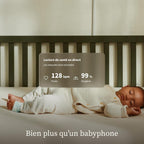 Moniteur bébé intelligent Dream Sock suivi pouls oxygène temps réel capteur optique Bluetooth WiFi autonomie 16 h mint