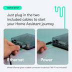 Hub domotique Home Assistant Green Nabu Casa officiel 32 Go Home Assistant OS automatisation locale Ethernet USB