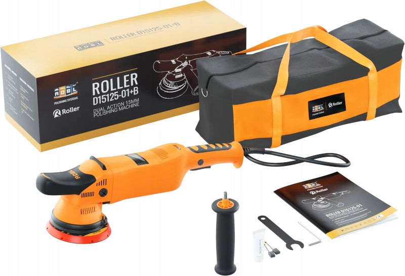 Zestaw Maszyna Polerska Polerka DA Dual Action 15mm D15125 Roller B z Torbą do przechowywania