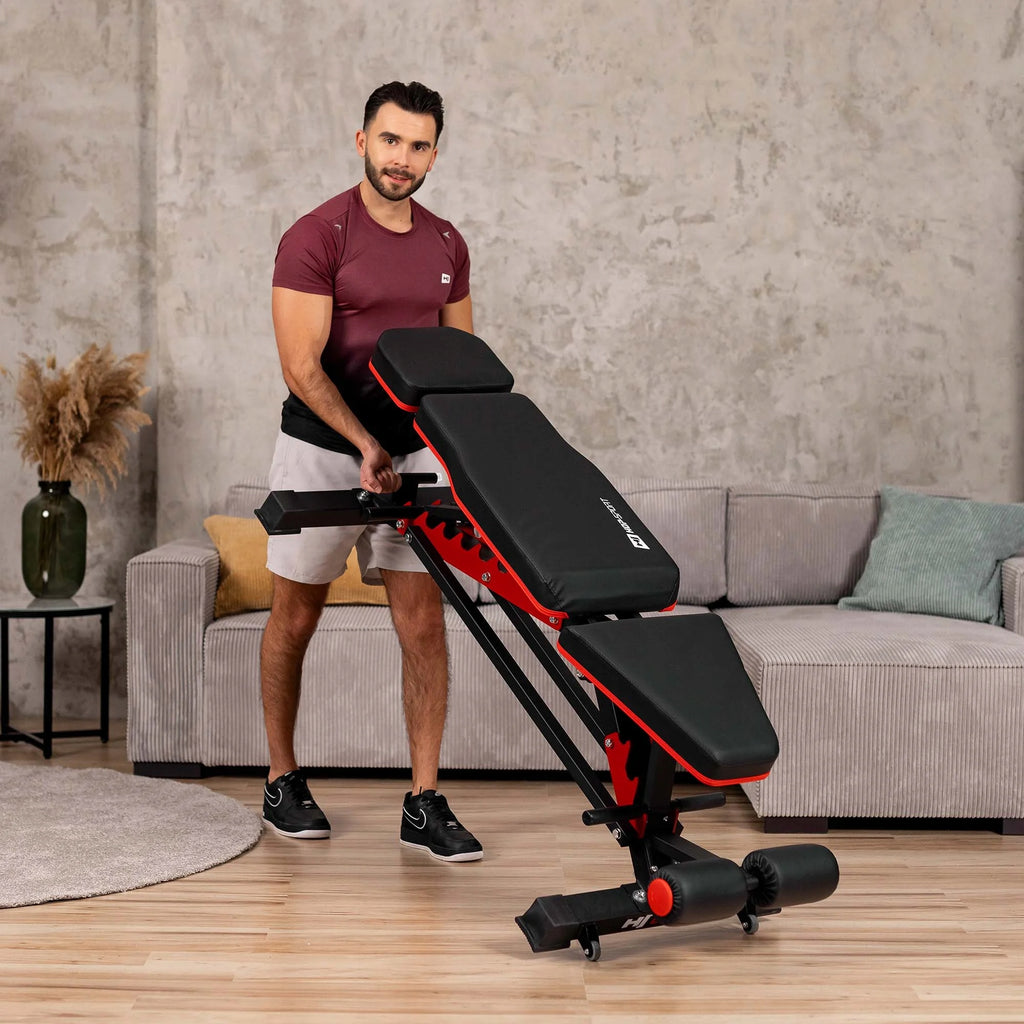 Regulowana ławka treningowa wielofunkcyjna HS-2090HB do ćwiczeń siłowych obciążenie 300 kg
