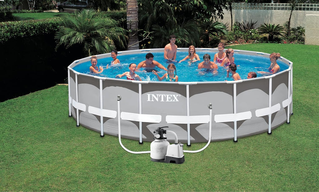 Combo filtre à sable 26676 6 m³ h avec stérilisateur au sel QX2100 pour piscine jusqu’à 32 m³