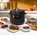 Multicooker elektryczny CY754830 4.8 l 1090 W z 10 programami gotowania pod ciśnieniem funkcją podgrzewania i opóźnionym startem