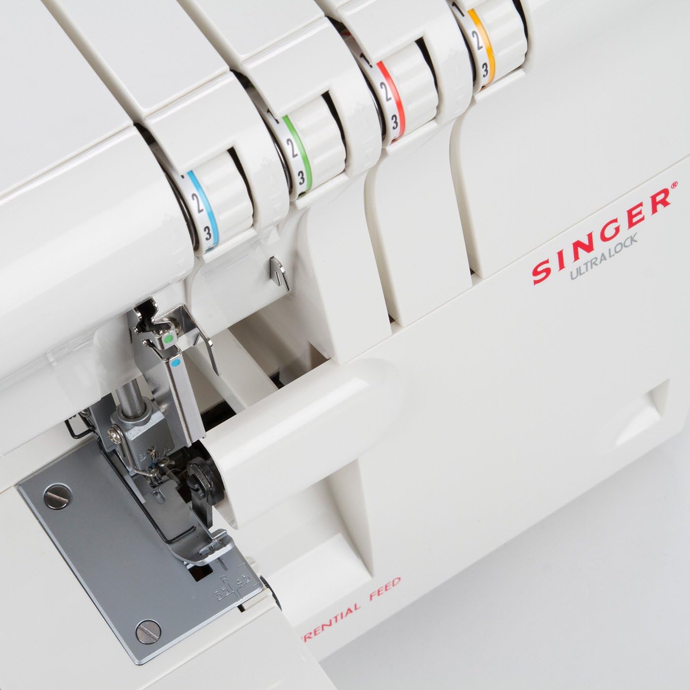 Surjeteuse 14SH654 machine à coudre overlock 3-4 fils électrique avec alimentation différentielle lumière LED bras libre 5 kg