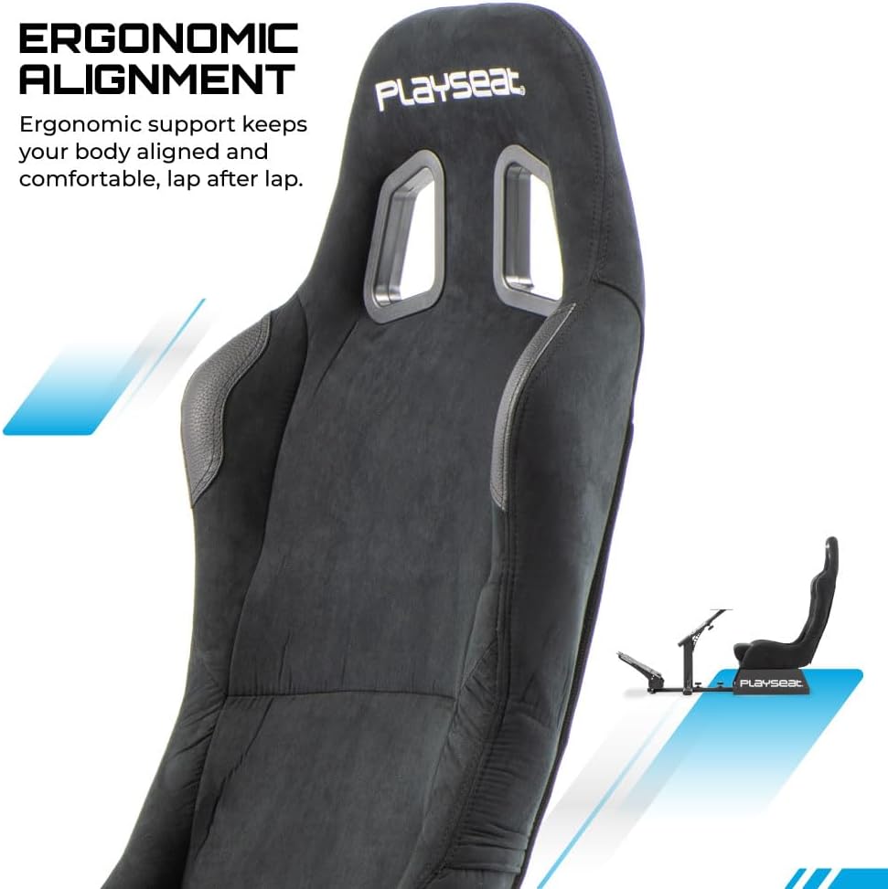 Siège simulation sport automobile Evolution Alcantara compatible volants pédaliers