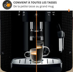 Machine à café grain Essential YY8125FD 15 bars 1400 W réservoir 1,7 L bac grains 260 g buse vapeur nettoyage automatique