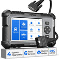 Valise diagnostic auto AD500 4 systèmes OBD2 moteur transmission ABS SRS 6 réinitialisations écran 5 pouces