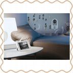 Video Baby Monitor Vista 2.4GHz HD Camera 5 Inch Display Night Vision Two Way Audio Temperature Sensor