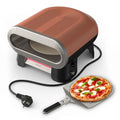 Four à pizza électrique extérieur Pizza Pronto JM600TE0 2600 W pierre rotative automatique 30 cm température jusqu’à 400°C avec pelle à pizza