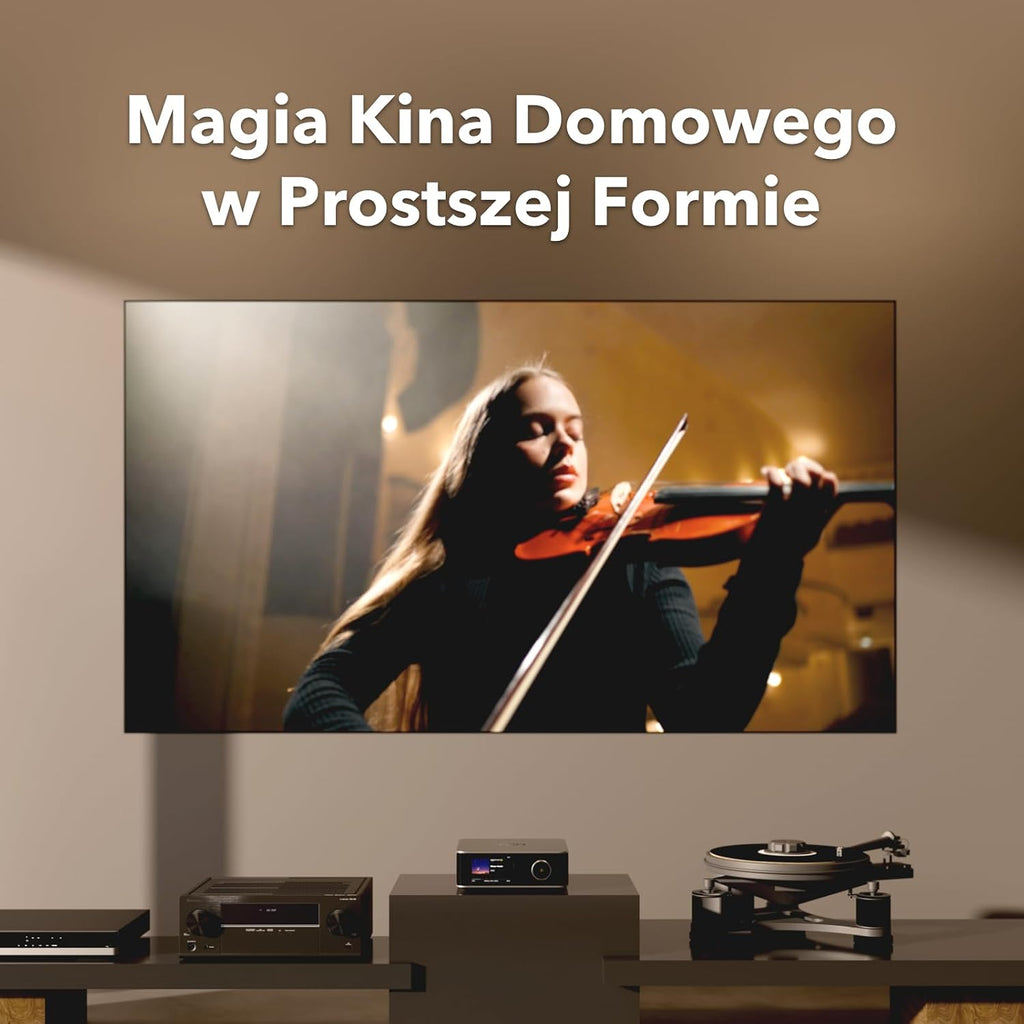 Music Streamer i Cyfrowy Przedwzmacniacz Ultra ASR004 z Ekranem Dotykowym HDMI ARC DAC WiFi Bluetooth