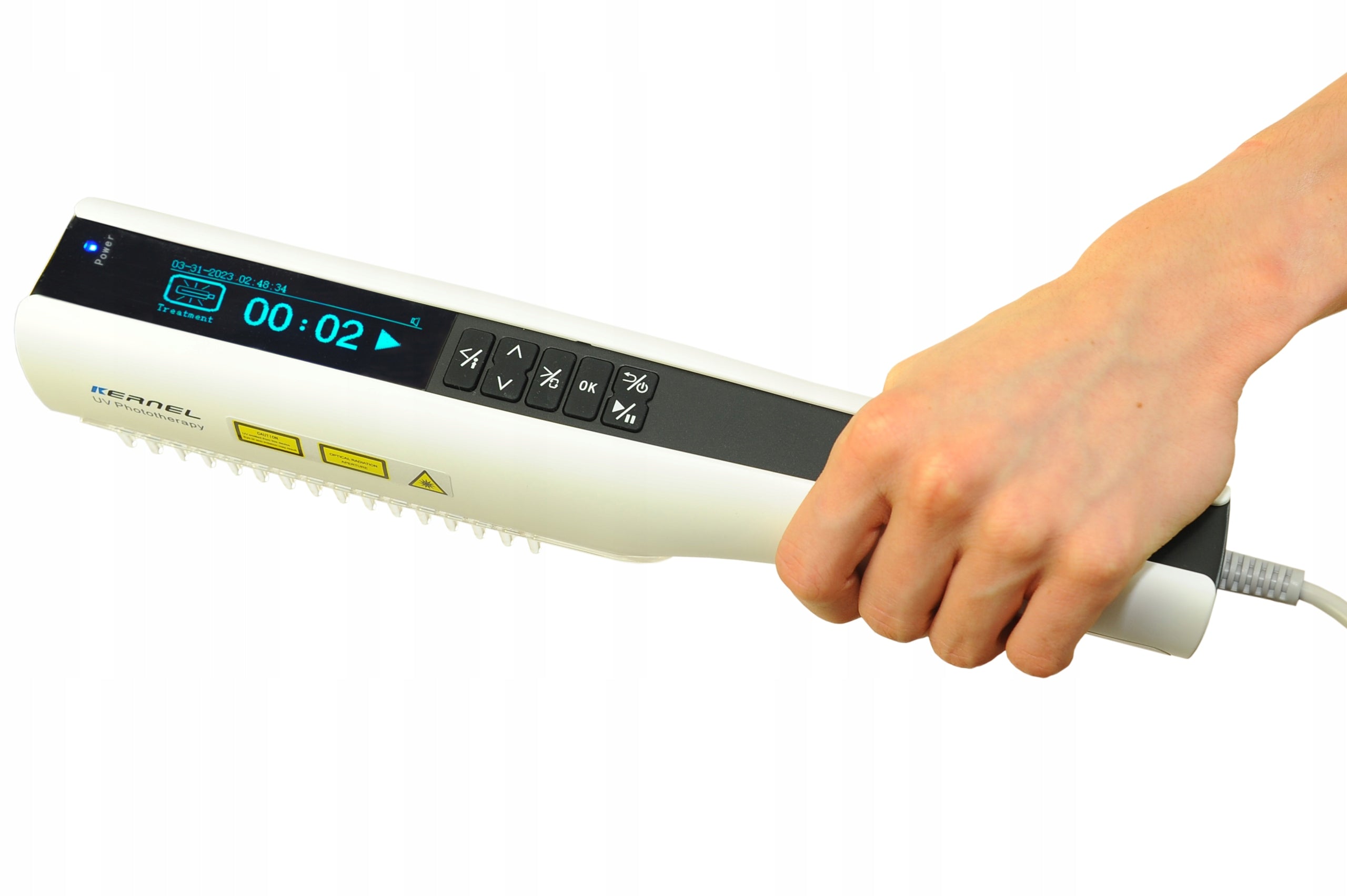 Profesjonalna lampa wąskopasmowa UVB 311nm KN-4003BL2 skuteczna terapia łuszczycy bielactwa AZS