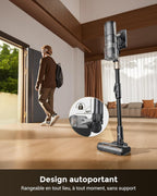 Aspirateur balai sans fil P20 680 W 70 KPa autonomie 70 min aspirateur laveur pliable HEPA brosse anti-enmêlement