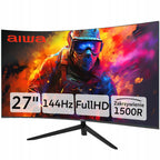 Monitor gamingowy MF270K-V G2 27 cali zakrzywiony VA LED Full HD 1920x1080 144Hz 5ms HDMI VGA VESA 100x100