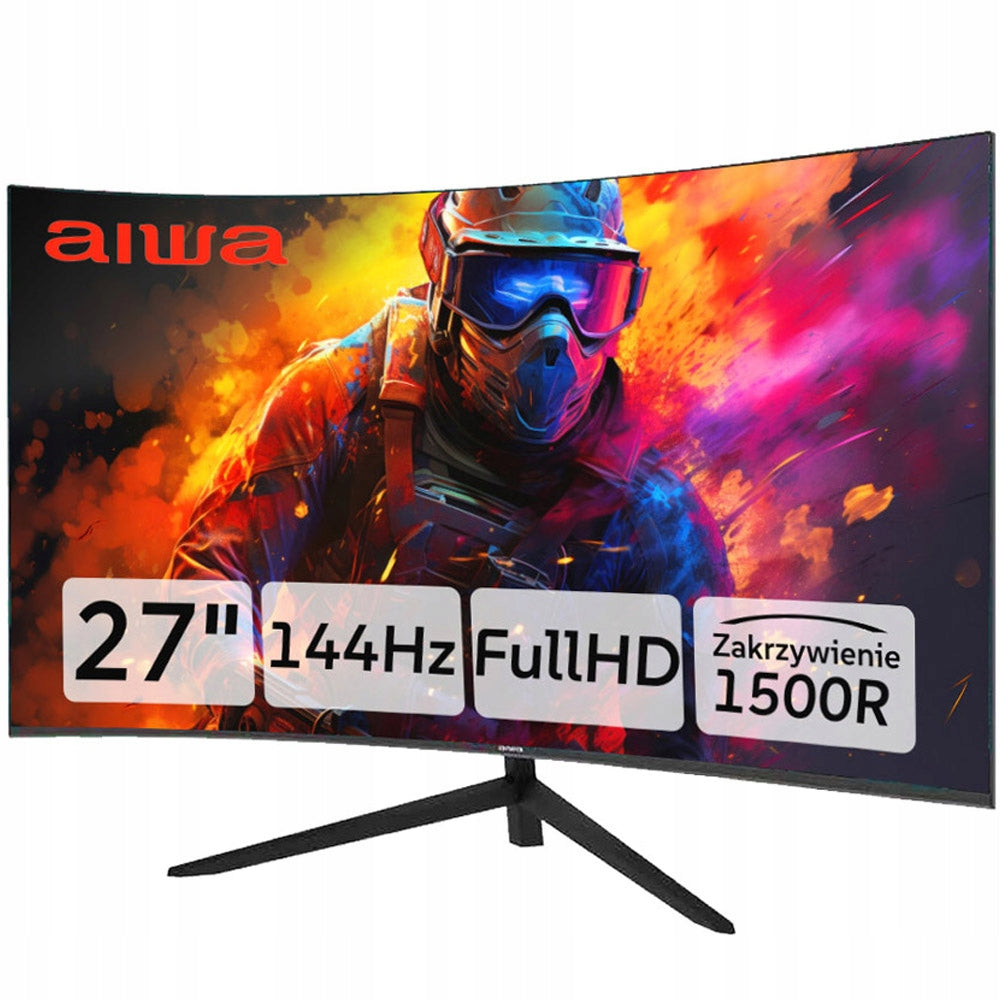 Monitor gamingowy MF270K-V G2 27 cali zakrzywiony VA LED Full HD 1920x1080 144Hz 5ms HDMI VGA VESA 100x100