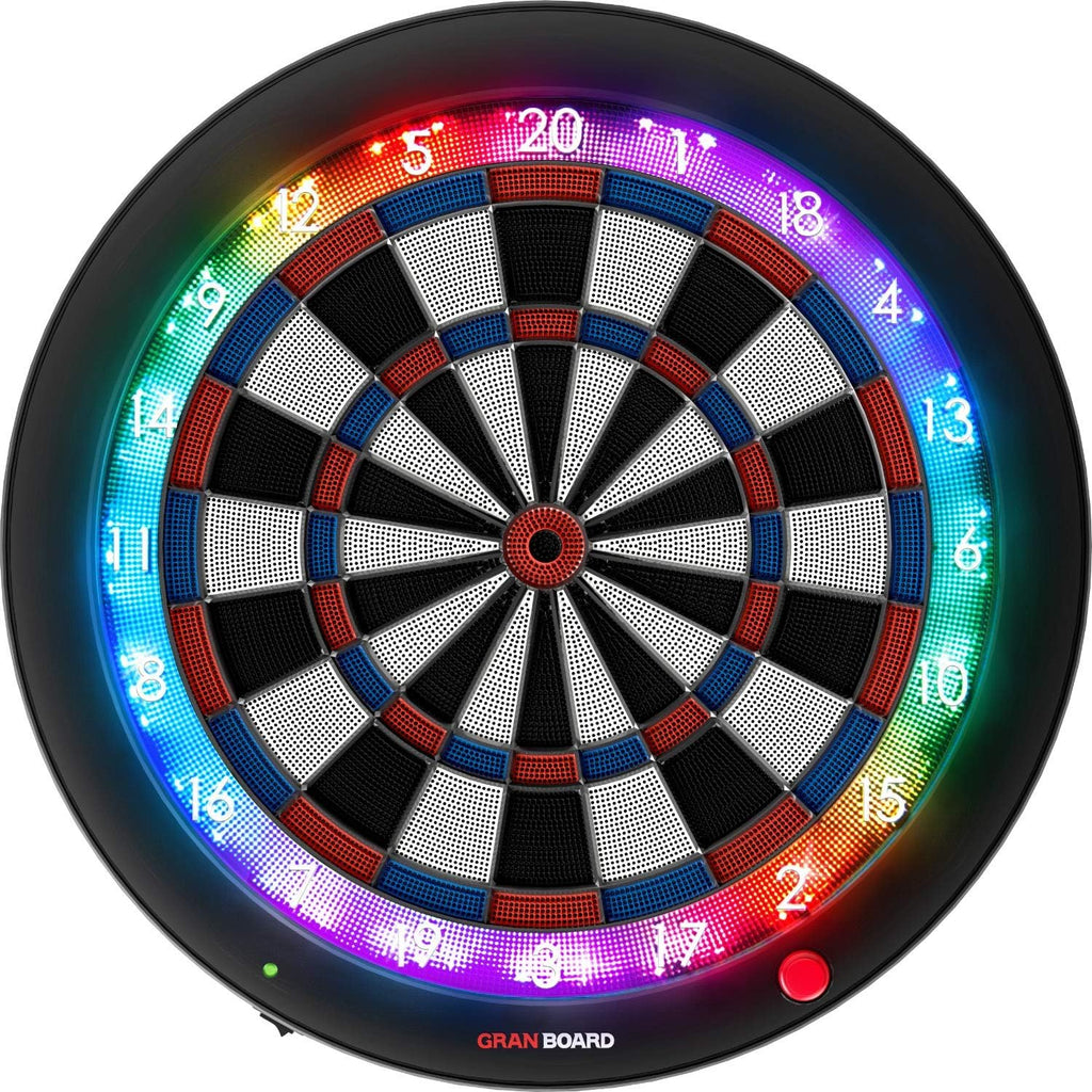 Jeu de fléchettes intelligent 3s Bluetooth 4.0 application mobile diamètre 60 cm piles AA bleu