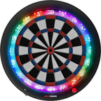 Jeu de fléchettes intelligent 3s Bluetooth 4.0 application mobile diamètre 60 cm piles AA bleu