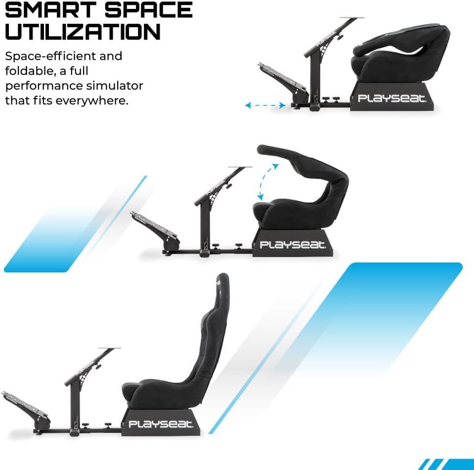 Siège simulation sport automobile Evolution Alcantara compatible volants pédaliers